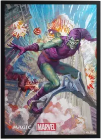 Ilustracja produktu Gamegenic: Magic the Gathering - Marvel's Spider-Man - Premium Art Sleeves - Koszulki na Karty - Green Goblin